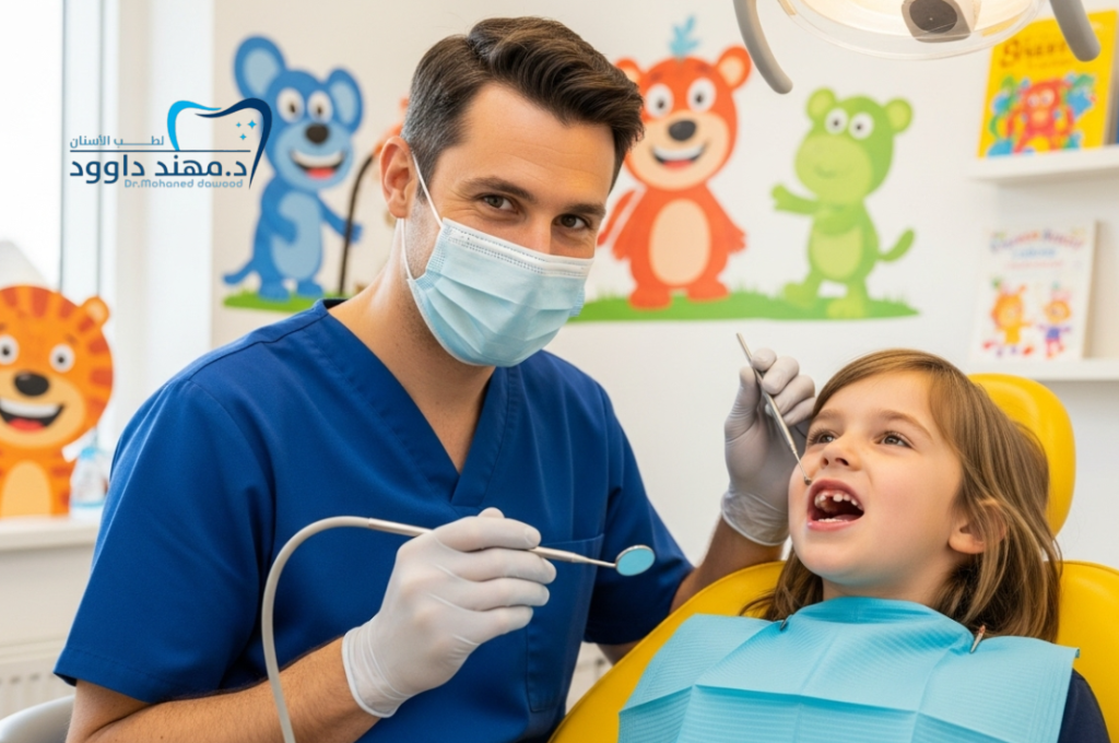 تنظيف الأسنان للاطفال عند الطبيب: 0545378843